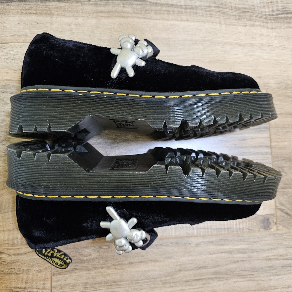 ♥️🧸HOST PICK🧸♥️Dr. Martens ADDINA HEAVEN BY MARC JACOBS VELVET SHOES - Picture 12 of 16